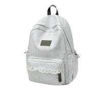 Ptasccne Sac à dos esthétique doux, sac à dos élégant et mignon pastel | Un sac à dos imprimé étoiles et lettres for fille, un indispensable de la rentrée sac à dos