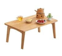 Ptasccne Table Basse rectangulaire en Bois, Table de Salon, Ferme | Table à thé pliable Accent Center avec base robuste table basse