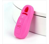 PTATT Étui en Silicone pour clé Intelligente de Voiture Coque de Protection du Support pour Porsche Cayenne Boxster 986 987 Panamera Macan Cayman 911 Porte-clés