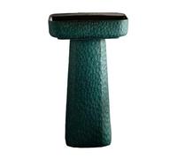 PTBMSE Évier sur pied vintage pour salle de bain - 2 pièces - Évier à poser au sol - Vasque rectangulaire en céramique - Lavabo de salle de bain avec robinet - A, A