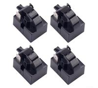 PTC Lot de 4 relais de compresseur avec grande puce 1234 broches pour un refroidissement efficace, dispositif de protection contre les surcharges compatible avec les réfrigérateurs domestiques et