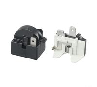 PTC pour relais 15 Ohm, protecteur de surcharge de compresseur 1/6HP, réfrigérateur et mini refroidisseur de démarrage pour relais pour moteurs R600A 125W (2 broches 15 ohm + 1/6H)