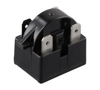 PTC Relais de démarrage, 1 pièce de démarreur de compresseur à 3 broches, protecteur de surcharge pour réparation de réfrigérateur, performance fiable pour l'entretien du mini réfrigérateur et du