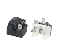 PTC Relais de démarrage 15 Ohm + 1/6HP Compresseur Protection contre les surcharges pour réfrigérateur et mini refroidisseur, 1 broche ou 2 broches, comprend 2 pièces