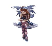 PTC Statue de fée Violette Assise et lisant Un Livre 10,2 cm
