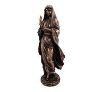 PTC Statuette Hestia en Robe de déesse Grecque en Bronze 30,5 cm