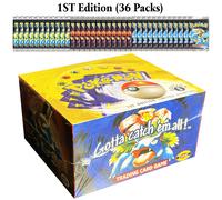 PTCG cartes proxy Booster 36 paquets/boîte ensemble de Base cartes Pokemon TCG carte à collectionner faite maison 1ST édition ensemble de Base jouet cadeaux PTCG One of each