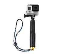 PTCM Portable Selfie Stick ordinateur de poche extensible télescopique monopode Selfie bâton en alliage d’aluminium pour GoPro Hero 2/3/3 + / 4 SJCAM SJ4000 Sports appareils photo appareil photo numérique Smartphone ( or)