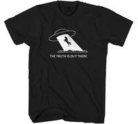 PTDDSWQ The Truth is Out There T Shirt Blacks Manches Courtes(3X-Large)