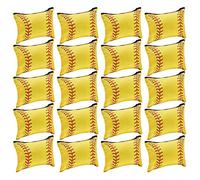 Ptdfjspt 20Pcs Sport Cosmétique Sac Softball Cadeaux Volleyball Favors Baseball Accessoires pour Player