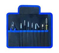 Ptdfjspt 9 Pièces/Ensemble de Pinces à Épiler Diagonales Électroniques, Sac de Bâton de Pied de Biche, Pince à Pince D'Extension de Faux Cils, Pince à Sourcils Facile à Utiliser