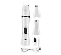 Ptdfjspt Meuleuse à Ongles Électrique pour Animaux de Compagnie Trois-en-Un Combinaison pour Animaux de Compagnie USB Rechargeable Épilation Rasage Vernis à Ongles Tondeuse