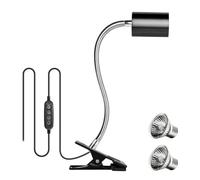 Ptdfjspt Prise UE, Ampoule Halogène 50 W Incluse Lampe Chauffante pour Reptiles Lampes Chauffantes pour Réservoir D'Aquarium pour Terrarium Tortue Lézard Serpent