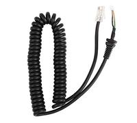 Ptdfjspt Remplacement du Microphone de Haut-Parleur de Voiture Corde Cables de Microphone pour -48A6 pour la Ligne de Ressort de Telephone de Talkie-walkie de Radio de Voiture