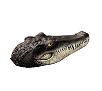 Ptdfjspt Tête D'Alligator Flottante, Leurre de Tête D'Alligator pour Piscine, Tête D'Alligator pour Piscine et Étang, Canards Dissuasifs