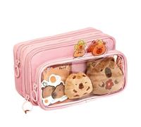 PTDIUNMG Générique Capybara Stationary Set for Kids,Capybara School Supplies Set, Capybara Pencil Case, Wide Opening Mouth Pencil Pouch Cute Pen Case Capybara Stationery Set for School
