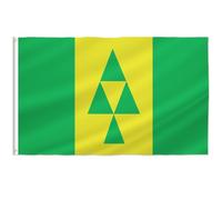 PTEROSAUR Drapeau de la ville du Prince Albert, drapeau en polyester 60 x | Avec œillets en laiton pour décoration intérieure et extérieure