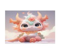 Ptérosaure Puzzle Adulte 1000 Pièces Artisanat Cadeau Famille Puzzles Jouet en Bois Cadeau Unique Décoration Intérieure （75×50cm）