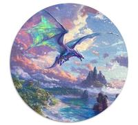 Ptérosaure Puzzle De 1000 Pièces pour Fantasy World Classiques Artistique Art Activité Artistique 1000pcs (67.5x67.5cm)