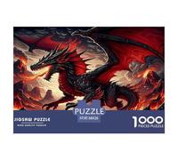 ptérosaurien Puzzle De 1000 Pièces : Amusez-Vous Seul Ou en Groupe - Idéal pour Les Amateurs De Puzzles Absolument Éblouissant!