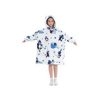 Pterygoid Couverture à capuche surdimensionnée pour enfants, filles, garçons, couverture à capuche avec poche pour enfants et adolescents, pingouin, S/3XL