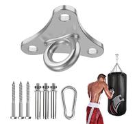 PTHDEW Crochet de plafond pour charge lourde, M8, fauteuil suspendu, crochet de balançoire en acier inoxydable 304, support de plafond, crochet pour hamac, crochet mural pour poutres en bois, salle de