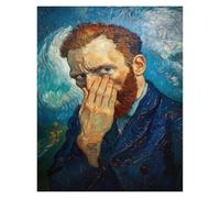 PTHEN Impression sur Toile Peinture Affiche Humoristique De Salle De Bain De La Joconde De David, Peinture sur Toile Humoristique pour Toilettes, Décoration Murale pour Salon Et Maison(Ré,20x30cm)