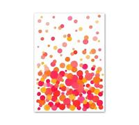PTHEN Impression sur Toile Peinture Affiches Nordiques Colorées, Formes Ponctuelles, Blocs De Couleurs,Peinture sur Toile Et Impressions, Images Murales pour Décoration De Salon(F,30x40cm)
