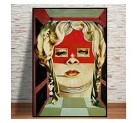 PTHEN Impression sur Toile Peinture Peintre d'art Mural Surréaliste Classique, Salvador Dali, Affiche sur Toile HD Imprimée, Décoration De Salon, Chambre À Coucher, Maison(H,30x40cm)