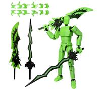 Pthjswj Ensemble de figurines d'action T13 - (assemblée) - Figurine d'action imprimée 3D Titan 13, factice mobile multi-articulée 13, figurine d'action robot, cadeaux d'anniversaire pour garçons et