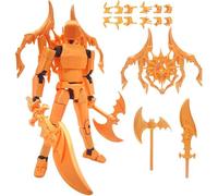 Pthjswj Ensemble de figurines d'action T13 - (assemblée) - Figurine d'action imprimée 3D Titan 13, factice mobile multi-articulée 13, figurine d'action robot, cadeaux d'anniversaire pour garçons et