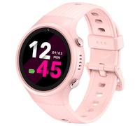 PTHTECHUS Montre Connectée Enfant, 4G GPS Smartwatch Téléphone pour Filles Garçons avec Appel, SOS, Chat, Vidéo, Mode Classe, Podomètre, Réveil, Montre Intelligente Enfant 4 à 12 Ans,Pink