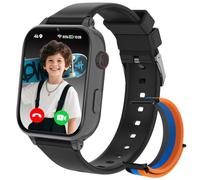 PTHTECHUS Montre Connectée Enfant, Montre GPS Enfant, 4G Smartwatch Téléphone pour Filles Garçons avec Appel SOS Podomètre Vidéo Mode Classe, Montre Cadeau pour Enfants 4-12 Ans (Noir)