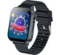 PTHTECHUS Montre Intelligente pour Enfant avec Appareil Photo HD, Lecteur MP3, 22 Jeux Éducatifs, pour Enfants de 3 à 12 Ans, Noir