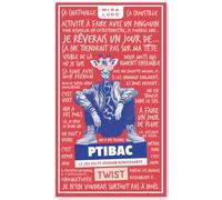 PTIBAC TWIST - Jeu du petit bac décalé, 84 cartes, 2 à 8 joueurs dès 7 ans | Le petit bac revisité et décalé : une lettre, des catégories insolites et vos idées les plus folles ! 84 cartes, dès 7 ans.