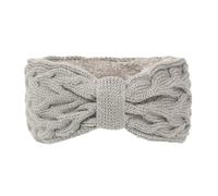 PTILSERY Bandeau tricoté doublé en polaire pour femme - Bandeau élastique avec nœuds - Confortable - Cache-oreilles pour l'hiver