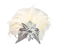 PTILSERY Bandeaux à plumes pour Mardi Gras, bal de fin d'année, bal de fin d'année, pour fête, carnaval, célébrations