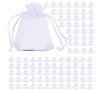 PTILSERY Lot de 100 sacs de protection pour fruits avec cordon de serrage pénétrant pour arbres fruitiers