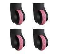 PTILSERY Lot de 4 housses de roue de bagage en silicone pour valise, réduisez le bruit, housse de roue pour la plupart des roulettes
