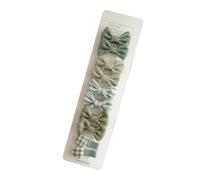 PTILSERY Lot de 5 paires de pinces à cheveux en forme de papillon pour filles, tissu sûr, déformable, design tendance