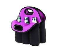 PTILSERY Lot de 6 porte-bouteilles de bière en néoprène isolés pour bouteilles de 330 ml