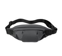 PTILSERY Sac banane en nylon de grande capacité pour homme, polyvalent, résistant aux éclaboussures