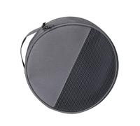 PTILSERY Sac de transport d'assiettes rond avec fermetures éclair et poignée pour le camping en plein air, rangement de vaisselle, organisateur de vaisselle, sac de pique-nique