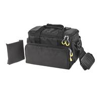 PTILSERY Sac de transport pour outils de pêche à poches multiples - Sac de transport portable pour matériel de pêche en plein air - Étanche - Épais les épaules