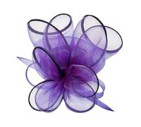 PTILSERY Serre-tête style garçonne vintage avec plumes noires et fleur et épingle à cheveux pour diverses occasions