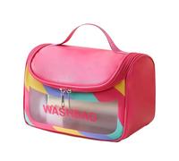 PTILSERY Trousse de maquillage de voyage étanche, trousse de toilette en cuir PU, organiseurs de maquillage grande capacité