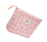 PTILSERY Trousse de maquillage esthétique, trousse de voyage de grande capacité, trousse de toilette portable, sac de rangement matelassé