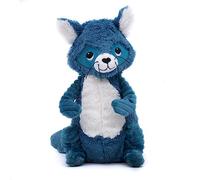 PTIPOTOS by LES DÉGLINGOS - Peluche Netoitou Le Raton Laveur Bleu - Doudou Original - Idéal dès la Naissance - Peluche Toute Douce - 26 cm - Bleu, Baby