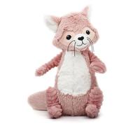 PTIPOTOS by LES DÉGLINGOS - Peluche Netoitou Le Raton Laveur Bleu - Doudou Original - Idéal dès la Naissance - Peluche Toute Douce - 26 cm - Rose, Baby