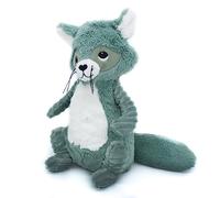 Peluche Raton laveur vert maman-bébé Les Ptipotos Les Déglingos Vert G